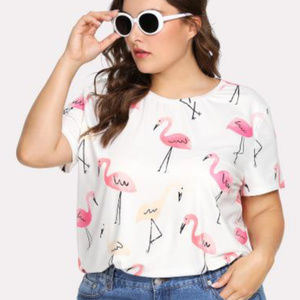 Plus Size Flaming Top T Shirt 3XL